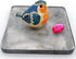 JWT Astyle Robin Bird Hinged Jewelry Box with Stones , Collectible Animal Trinket Box.Rings Earrings Storage Boxes,Bird Figurine Home Decor Gift.
