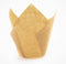 Decony Large Tulip Baking Cup Liners Muffin Cupcake Paper Liners -200 pack - Great for large cupcakes and muffins - Appx. 200 Ct. 2 3/4-4 (Natural)