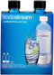Sodastream 1l Carbonating Bottles- Black (Twin Pack)