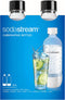 SodaStream Dishwasher Safe 1L Classic DWS Carbonating Bottle Black (twinpack), Pack of 2