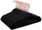 HOUSE DAY Kids Velvet Hangers,60 Pack Non Slip Baby Hangers Ultra Slim Space Saving Childrens Hangers,14" Size for Infant & Toddler Clothes (Black)