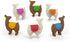 Genuine Fred Tiny Prancers Drink Markers, Standard, Llama