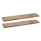 Amazon Basics Floating Shelves - 24-Inch, Natural Wood, 2-Pack