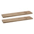 Amazon Basics Floating Shelves - 24-Inch, Natural Wood, 2-Pack