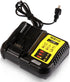 Batteriol DCB112 12V & 20V MAX Lithium-Ion Battery Charger Replacement for Dewalt DCB101 DCB105 DCB115 DCB107 - Use for DCB120 DCB127 DCB206 DCB205 DCB201