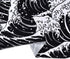 Japanese Wave Tapestry,Kanagawa Great Wave Wall Tapestry, Wave Tapestry with Sun Tapestries, Black and White Tapestry for Room