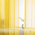 DUALIFE Yellow Sheer Curtains 63 Inch Length,Faux Linen Semi Sheer Curtain Drapes for Living Room Bedroom Nursery Kitchen Bathroom Privacy Voile Window Treatment Panels,Mustard,52 x 63 Inches,Set of 2