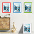 11x14 Picture Frames Red Display Picture Frame A4 Solid Wood with Mat Wooden Photo Frame for Wall Hanging or Table Top Home Decoration-11x14 Red(1 Pack)