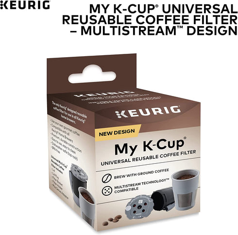 Keurig My K-Cup Universal Reusable Filter MultiStream Technology - Gray