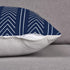 Gusgopo Throw Pillow Covers 18 x 18 Set of 4, Geometry Outdoor Square Pillow Cushion Cases, Modern Decorative Pillow Covers for Couch Sofa Bedroom Car, Blue