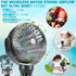 Snawowo Upgraded 4000mAh Baby Stroller Fan, 360°Rotation Mini Portable Fan with Flexible Tripod Clip On Stroller Treadmill Peloton Bike Crib Car Seat, USB or Battery Powered Handheld Personal Fan (Black)