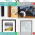 12x12 Picture Frames Black Solid Wood Display Pictures 10x10 or 8x8 with Mat or 12x12 without Mat - 12x12 Inch Square Photo Frames with 2 Mats for Wall or Tabletop Mount, 1 Pack