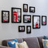 Decort 11x14 Picture Frame Set of 4 - Made to Display Pictures 8x10 with Mat or 11x14 Without Mat - Wide Molding - Pre-Installed Wall Mounting Hardware, Black