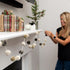 Zoe Frances Designs Pom Pom Garland Christmas | Neutral Christmas Decorations | Christmas Pom Pom Garland for Christmas Tree | Felt Ball Garland Christmas
