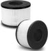 Smilyan BS-03 True HEPA Replacement Filter for PARTU BS-03 Air Purifier Part U and Part X, 2 Pack 3-in-1 HEPA Air Filter Replacement Filters