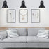Swing Arm Wall Light Fixtures Wall Light Plug-in Cord Industrial Wall Sconce Black Finish (1 Light)