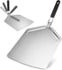Pizza Peel 16 inch,Pizza Paddle Stainless Steel Pizza Peel Extra Large for Pasta & Pizza Tools,Metal Pizza Peels with Folding Handle
