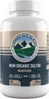 500mg MSM Organic Sulfur Capsules by No Boundaries Health and Wellness – 180 Vegetable Capsules: No Excipients or Fillers – Premium Health Supplement: 99.9% Pure MSM Powder – Joints, Skin, Hair, Nail