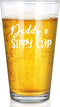 Father Gift - Daddy™s Sippy Cup Beer Glass 15Oz, Funny Dad Beer Pint Glass for Men Dad Father New Dad Husband Daddy, Special Beer Glass Idea for Father™s Day Christmas Birthday, 15Oz