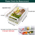 Fridge Drawer Organizer, LALASTAR Mini Refrigerator Drawers Storage Box, Pull Out Refrigerator Storage Drawers for Food, Drinks, Fit for Fridge Shelf Under 0.6" (4-grid) Dividers Are Removable