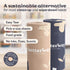 Betterway Bamboo Paper Towels - 6 Rolls, 2 Ply - Plastic Free, Disposable Kitchen Paper Towels - Select Size, Tree Free, Compostable, Strong & Absorbent - Sustainable Product w/ Eco Friendly Packaging