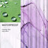 Abstract Purple Shower Curtain Ombre Purple Marble Lilac Luxury Art Modern Bathroom Shower Curtains Fabric Waterproof with Hooks, 72x72 inches