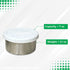 Stainless Steel Food Storage Containers - Dips Condiment Containers - Set of 3 - 7oz - Eco Friendly Lunch Containers - Silicone Lids - Portion Control - Reusable
