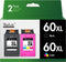 Valuetoner Remanufactured Ink Cartridge Replacement for HP 60XL 60 Ink Cartridge Combo Pack Color and Black for Photosmart C4680 D110, Deskjet D2680 F2430 F4210 Printer (1 Black, 1 Tri-Color)