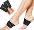 Copper Compression Copper Arch Support - 2 Plantar Fasciitis Braces/Sleeves. Foot Care, Heel Spurs, Feet Pain Relief, Flat & Fallen Arches, High Arch, Flat Feet. (1 Pair Black - One Size Fits All),2 Count (Pack of 1)