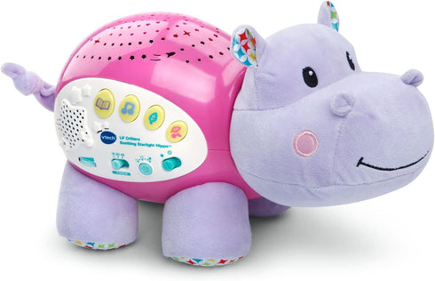 VTech Baby Lil' Critters Soothing Starlight Hippo, Pink (Amazon Exclusive)