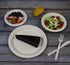 9 inch Compostable Plates, 100 Count Heavyduty Sugarcane/Bagasse and Bamboo Fibre Biodegradable Disposable Paper Plate