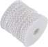82ft Pearl Beads String, Pearl Garland Beaded Trim, Delicate Decorative Pearls String for Wedding Party Supplies(White)