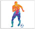 Summit Designs Soccer Bedroom Wall Art Decor Prints - Set of 4 (8x10) Inch Unframed Poster Photos - Kids Gift Idea