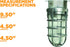 Woods L1706 Vandal Resistant Security Light With Ceiling Mount (150W Incandescent Bulb, Silver)