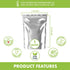 Samoish 1 Quart 50 Mylar bags for Food Storage with oxygen absorbers- 7"x10" Extra thick 7 Mil Mylar Bag Protecting Your Food from Insects, light, and moisture