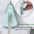 Floor Scrub Brush Shower Scrubber Cleaning Bath Tub and Tile Scrubber Brush Long Handle Detachable Stiff Bristles for Cleaning Shower Bathroom Kitchen Balcony Wall 37.4? Length