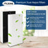 MXZONE True HEPA Filter Replacement Compatible for Febreze FRF102B and Honeywell Filter U, HHT270, HHT290 Series