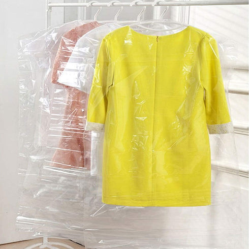 Dry Cleaner Bags,50 Pack Garment Dry Cleaning Cover Bags Garment Clothes Cover Protector Bags,Gusseted Hanger Bags for Bulky Clothes, 39.3 × 23.6 Inches