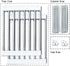 Carrotez Pantry Cabinet Organizer Set of 2, Pantry Organization and Storage, Cabinet organizers and Storage, Pantry Storage Shelf Organizer, Ktchen Cabinet Organizer, White 9.8 x 7.8 x 6.1"