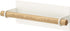 Yamazaki Home Magnetic Dish Hanger | Steel + Wood | Large | Towel Holder, White