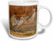 3dRose Sandhill Crane Landing At Roost Pond New Mexico USA Ceramic Mug, 15 oz, White