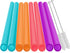 Extra Wide 0.51 inches Reusable Hard Smoothie Straws, Great for Bubble Tea, Boba Tea Milkshakes,10.25 Inches Long, 8 Pieces Jumbo Eco-Friendly Plastic Straws 2 Cleaning Brushes 1 Storage Bag BPA Free