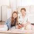 Wondo Super Soft Rainbow Rugs for Girls Bedroom Living Room, Fluffy Colourful Area Rug Shaggy Comfy Modern Home Decor Rugs playroom Mat Cute Plush Carpet for Kids Nursery, 3x5 Feet