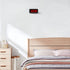 Digital Alarm Clock Battery Operated, 1.2" LED Large Display, Auto Dim, 12/24H, Snooze, 4 AA Batteries Keep Small Clock Work More Than 1 Year, for Kids, Bedroom, Bathroom, Bedside, on The Wall, Desk