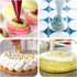 Disposable Piping Bag, FantasyDay 100 Pieces 24 Inch Disposable Icing Pastry Bag Extra Thick Cake Cupcake Decorating Bag - Anti-Burst Pastry Bag for Cream Icing Frosting Candy Cake Decorating Supplies