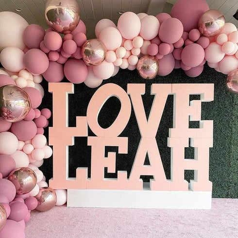 Rose red Balloon Garland Arch Kit 100 Pack Rose red Baby Pink Metallic Rose Gold Balloons ,Double Latex Balloons for Princess Wedding Baby Shower Birthday Evening Decorations