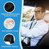 Lumbar Support Pillow for Car Seat Multi-Use Memory Foam Lower Back Cushion with Ergonomic Streamline, Upgraded for Waist & Hip Pain Relief, Perfect for Office Chair,Car Driver, Recliner,Black