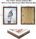 Q.Hou 11x14 Picture Frames Wood Patten Rustic Brown Set of 2, Each Frame with 2 Mats,Display 8x10 or Five 4x6 Photos with Mat & 11x14 Picture Without Mat for Wall Mount (QH-PF11X14-BR)