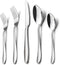 20-Piece Silverware Set for 4, HaWare Stainless Steel Flatware Cutlery Set for Home Kitchen Restaurant Hotel, Modern Ergonomic Design, Mirror Polished, Dishwasher Safe