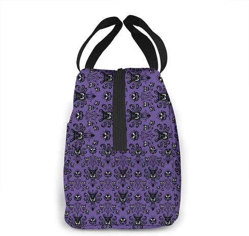 MSGUIDE Haunted Mansion Insulated Lunch Bag Leakproof Cooler Lunch Box for Men Women Adult - Reusable Thermal Tote Bag for Office Work School Picnic Beach